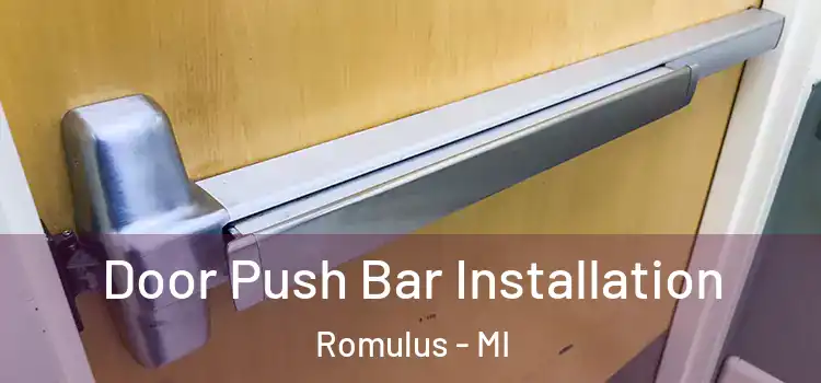 Door Push Bar Installation Romulus - MI